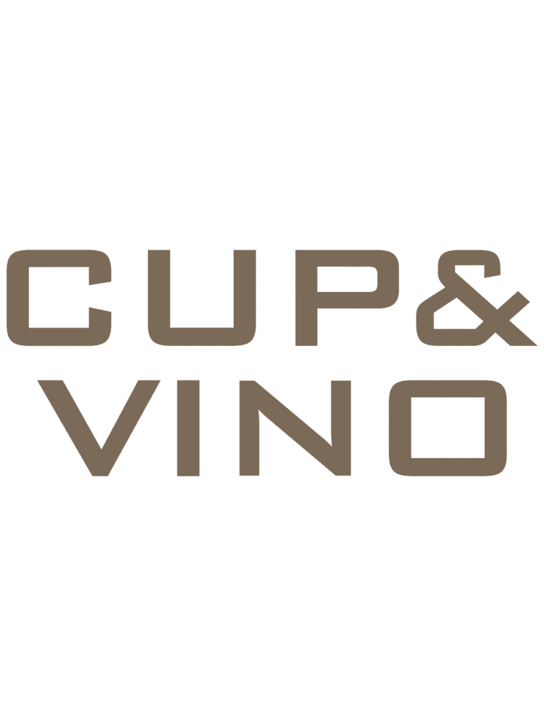 Cup & Vino Logo Design Donker