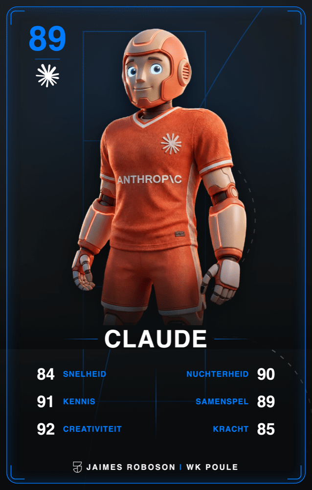 Claude speelkaart